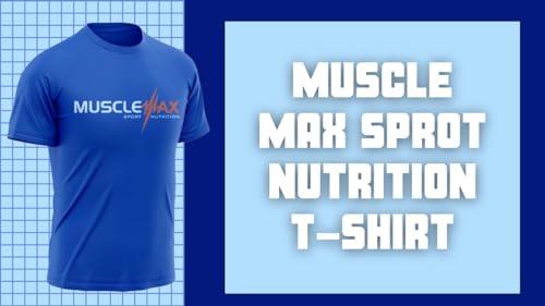 MUSCLE MAX SPORT NUTRITION Muscle Max Advanced Weight Gainer Supplement Powder 3kg weight 6.6lbs 100 Serving per Container with Free Shaker S-shirt (Vanilla)