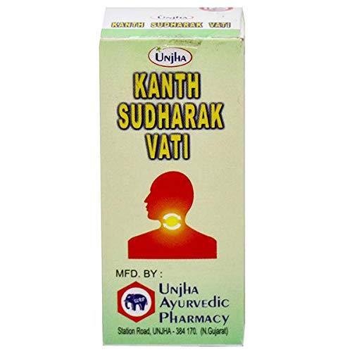 Unjha Ayurvedic Pharmacy UNJHA'S KANTH SUDHARAK VATI 20 G (Pack of 2)