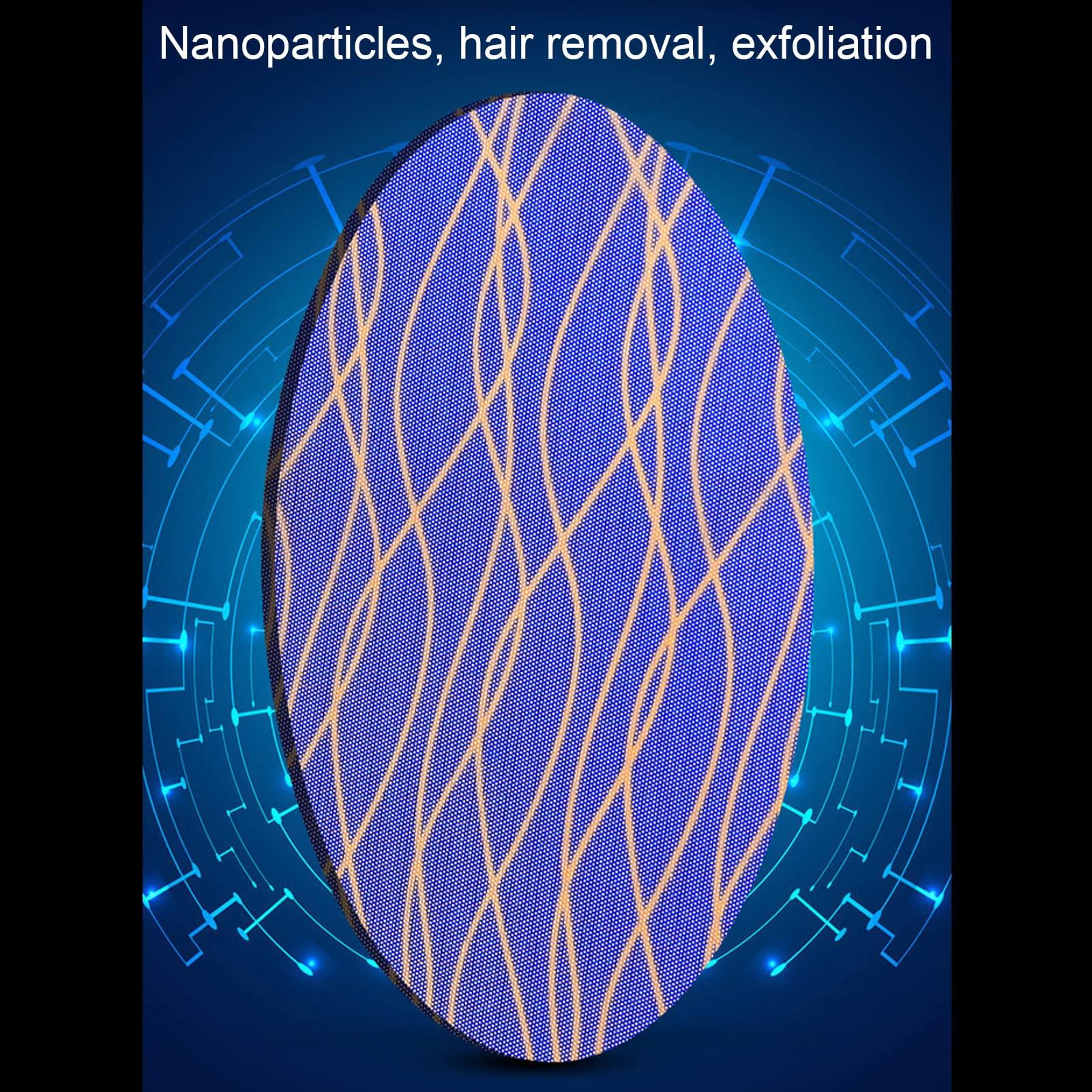 JAQS Exfoliator Hair Eraser, Pain Free Physical Hair Eraser Legs Nano for Family (Gold)