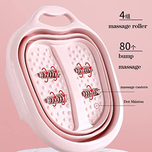 Glaceon Glaceon Foot Soaking Relaxing Massage Bucket, Folding Foot Baths Barrel Blood Circulation Feet Feet Relief Stress,Folding Foot Massager Basin Foot Spa Bath