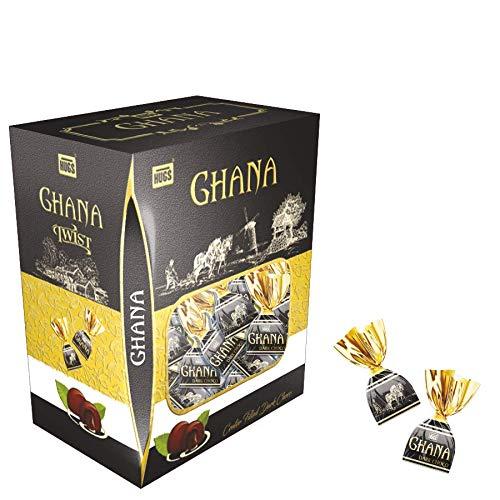 HUGS Hugs Ghana Twist Dark Chocolate | Chocolate Gift Box (36 pcs)