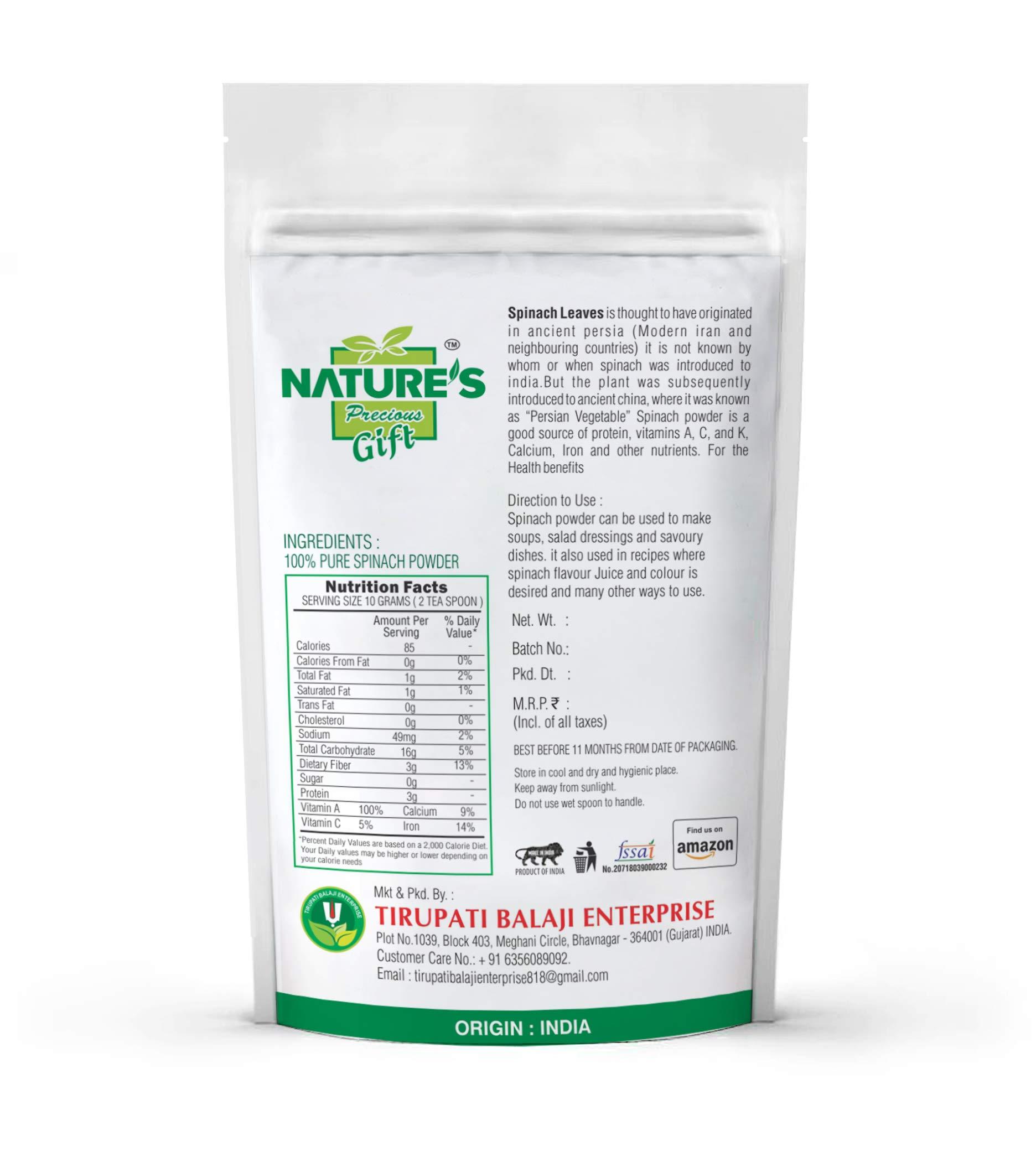NATURE'S Precious Gift NATURE'S Precious Gift - Spinach Powder - 2 kg (1kg x 2 pack)