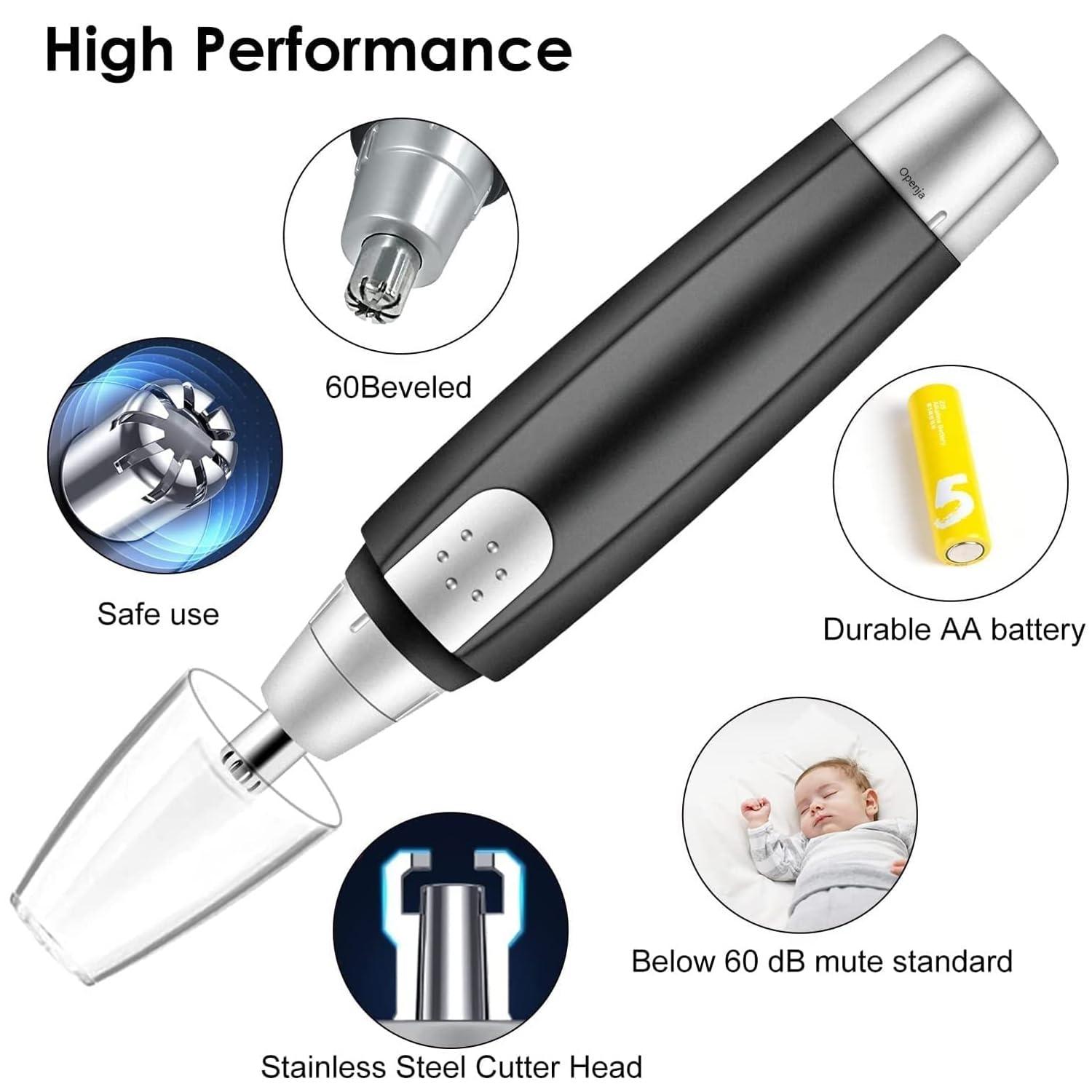 Monarch bizcom impex Monarch Bizcom Impex Dual-Blade Nose & Ear Hair Trimmer | Painless Nose and Ear Hair Remover Trimmer Eyebrow Flawless | Men & Women- Hair Trimmer Gentle & Effective Trimmer
