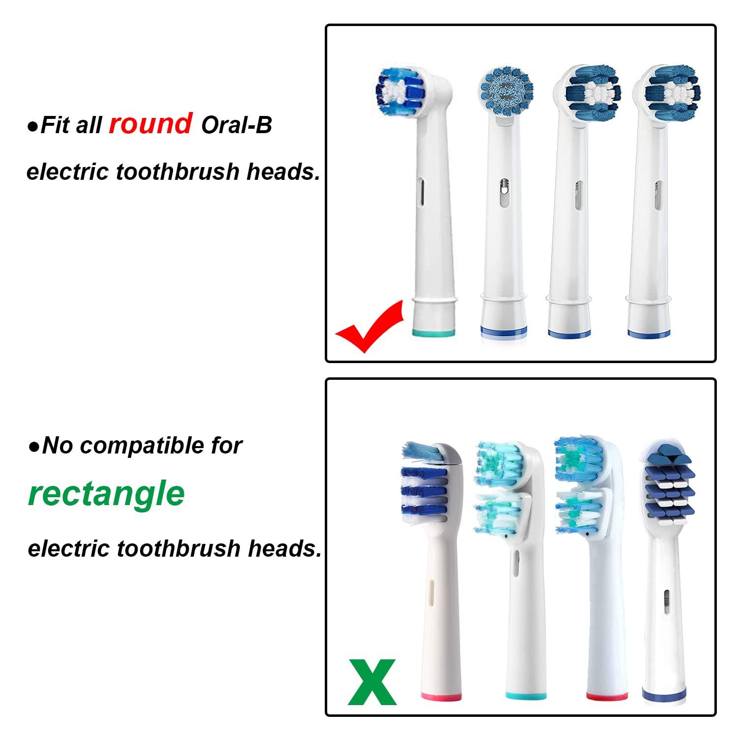 LazyMe Toothbrush Cover for Oral-b Electric Toothbrush, Electric Toothbrush Replacement Heads Cover for Travel Toothbrushes, Brush Protection Cover for Home (8 Pcs)