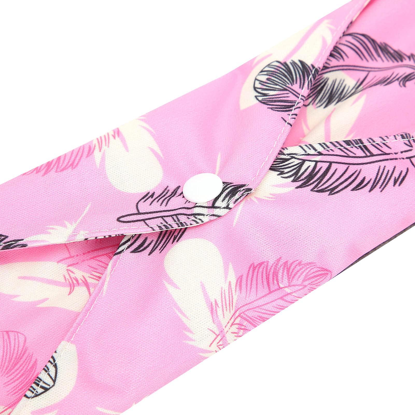 METW Cloth Pads Menstrual, Highly Breathable Skin-Friendly Super Soft Fabric Cloth Menstrual Pads Washable for Women for Menstruation(M Code)