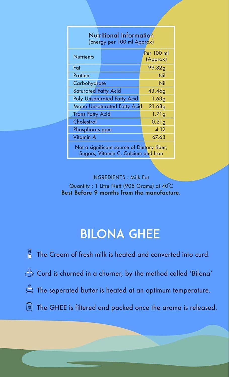 Jaipur Gousamavardhan Samiti, +91-9929090247 Goras Gir Cow Pure Ghee Natural Healthy Fresh and Authentic Ghee from Our Own Goshala For Cooking and Good Health (1 Kg)