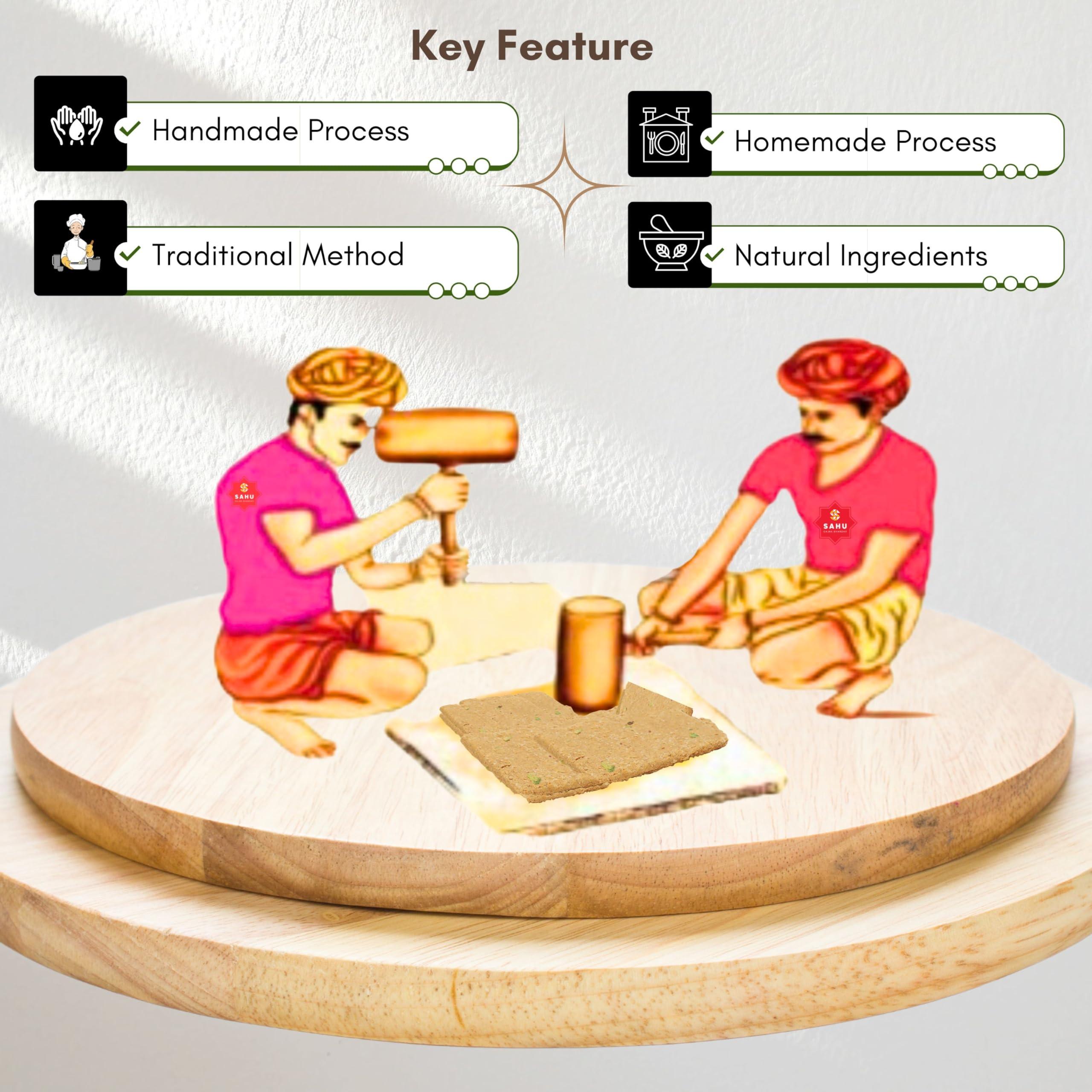 SAHU GAJAK BHANDAR SAHU GAJAK BHANDAR Gajak Sweets 500 Gram | Malai Gazak | Til Barfi Chikki | Tilki Indian Mithai | No Preservatives | Sesame Seed Gazzak | Rajasthani Tilli Burfee