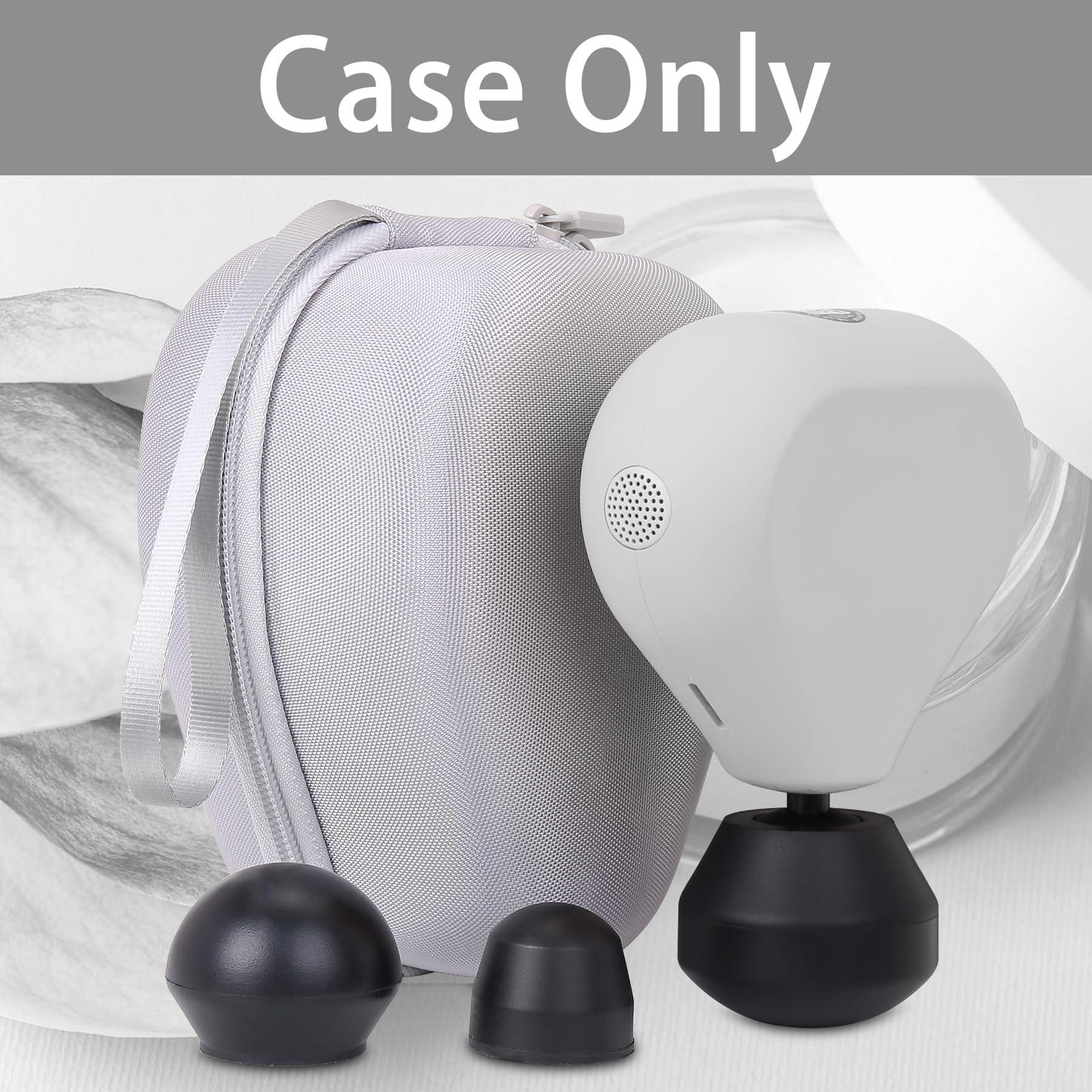 Aenllosi Aenllosi Hard Carrying Case Compatible with Theragun Mini 2.0 Handheld Electric Massage Gun,Massager Case for Replace Head & USB Charging Cable (Case Only,White)