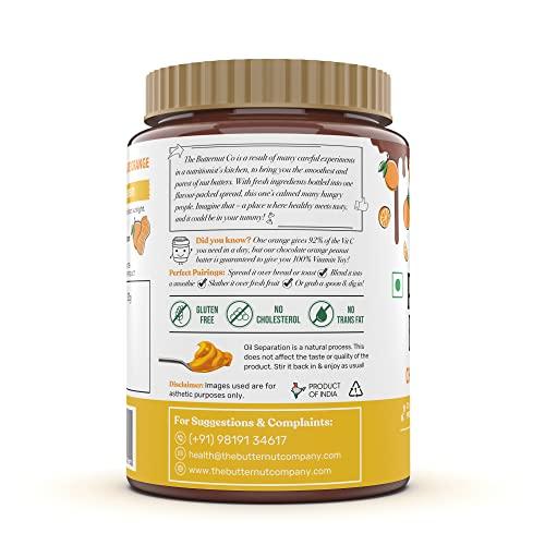 The Butternut Co. The Butternut Co. Chocolate Orange Peanut Butter (Creamy) 925g | 21 g Protein | No Refined Sugar | Natural | Gluten Free | Cholesterol Free | No Trans Fat