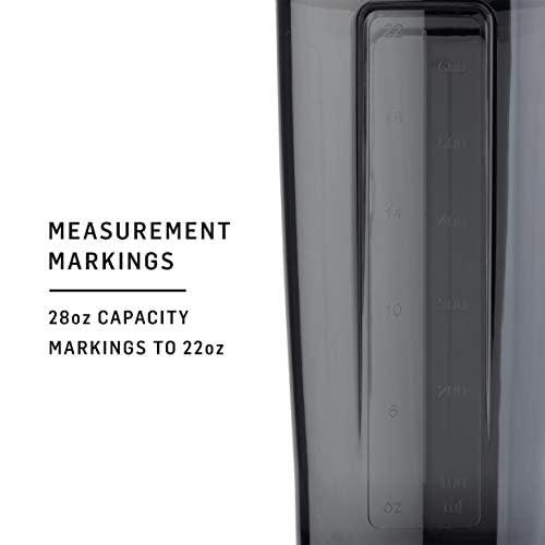 Blender Bottle BlenderBottle Shaker Bottle Pro Series Perfect for Protein Shakes and Pre Workout, 28-Ounce, Cerulean Blue