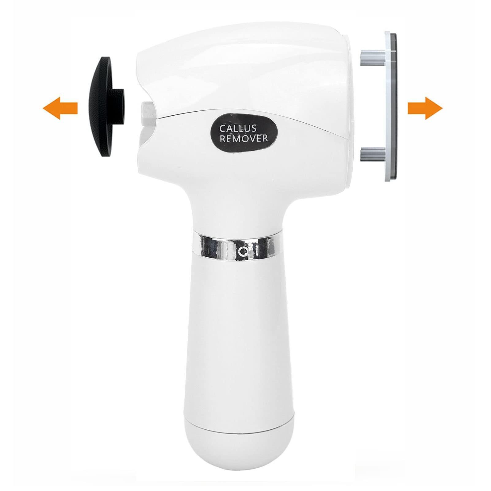 JAUQ Foot File Sander, Pedicure Foot Callus Remover Double Grinding for Men for Home Use (Cream)