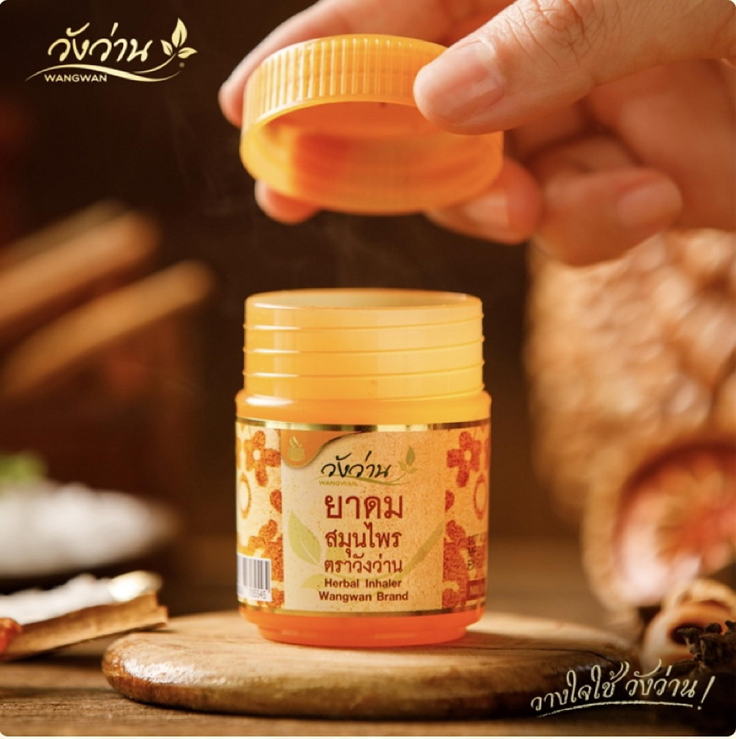 Hani Po Hani Po Wang wan brand thai herbal inhaler 30g pack of 1 Thailand ProductPain relief balm | Oil for elder women | Men Pain relief balm for adult | Pain relief oil for women | Mens | Pain relief balm for girls | boys - Imported Products