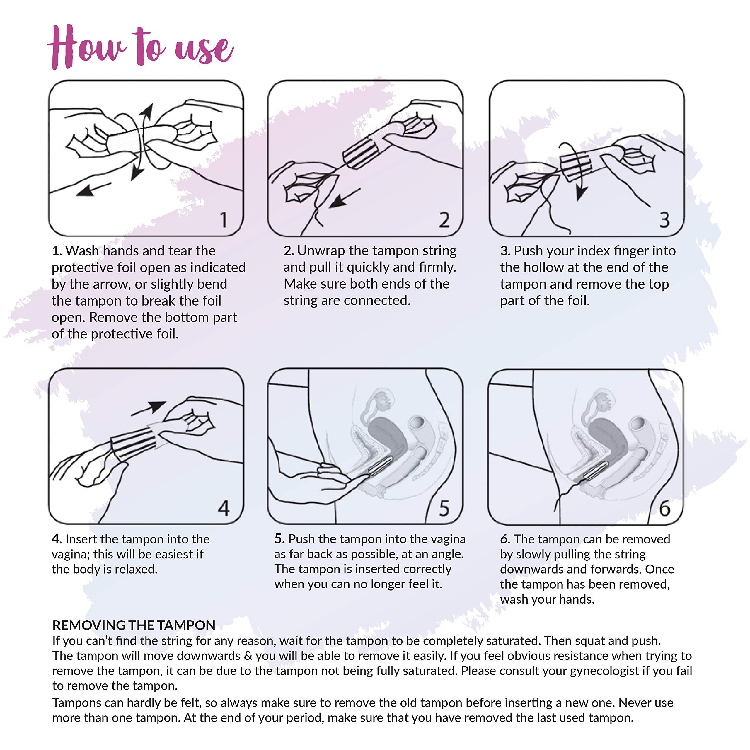 Sirona Sirona Period Made Easy Tampons - 20 Piece (Pack of 3) | For Medium & Regular Flow | Biodegradable Tampons | FDA Approved