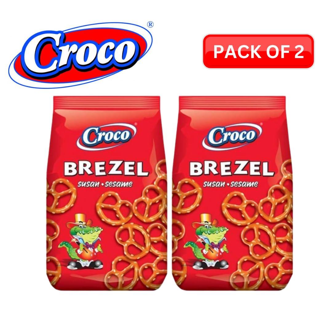 Croco Croco Snacks Brezel with Sesame Seeds, 80 g