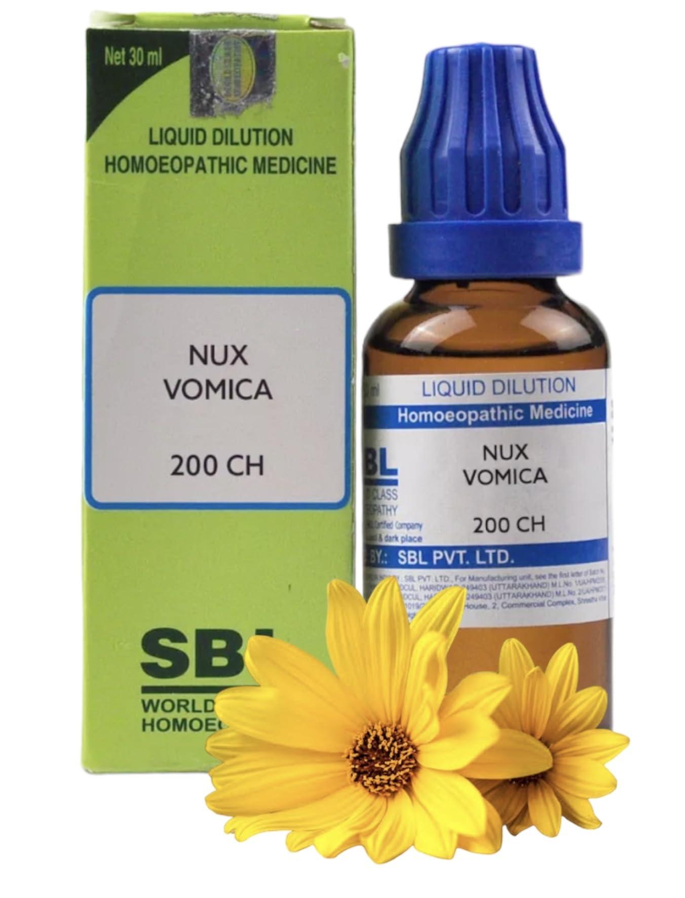 HOMOCOS SBL Nux Vomica 200 Homeopathic Medicine (30ml)