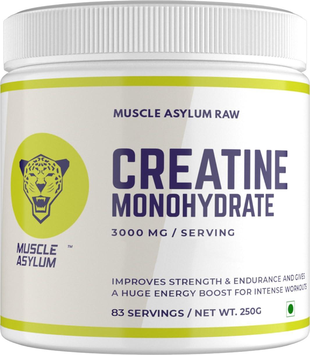 Muscle Asylum Creatine Unflavored (83 ser) & Creatine Mango (62 ser)