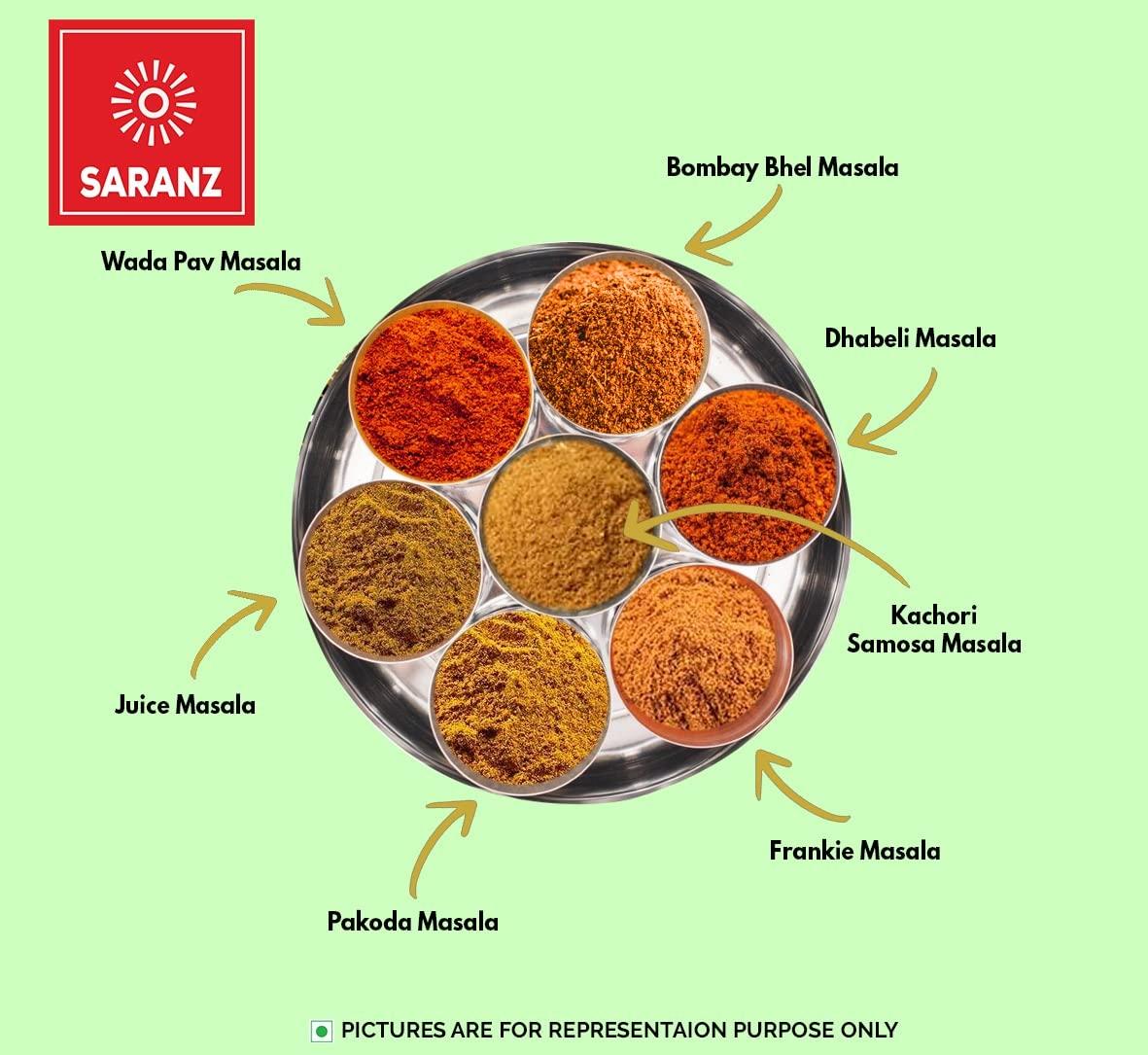 SARANZ SARANZ Paneer Tikka Masala Perfect for Cooking, Ready to Use, No added colours, Spice Powders and Masalas, Premium Artisanal Spices with Rich & Strong Flavour-100 Grams Bottle