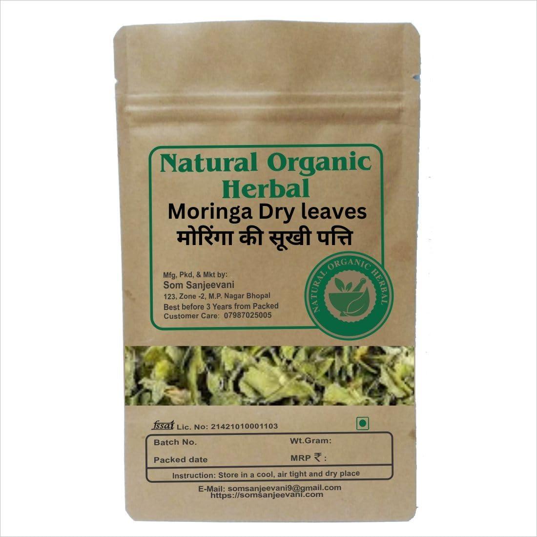 NATURAL ORGANIC HERBAL Natural Organic Herbal Moringa Sun Dried Leaf -50g -Pure- No Mixing-enriched with vitamins and nutrients- -