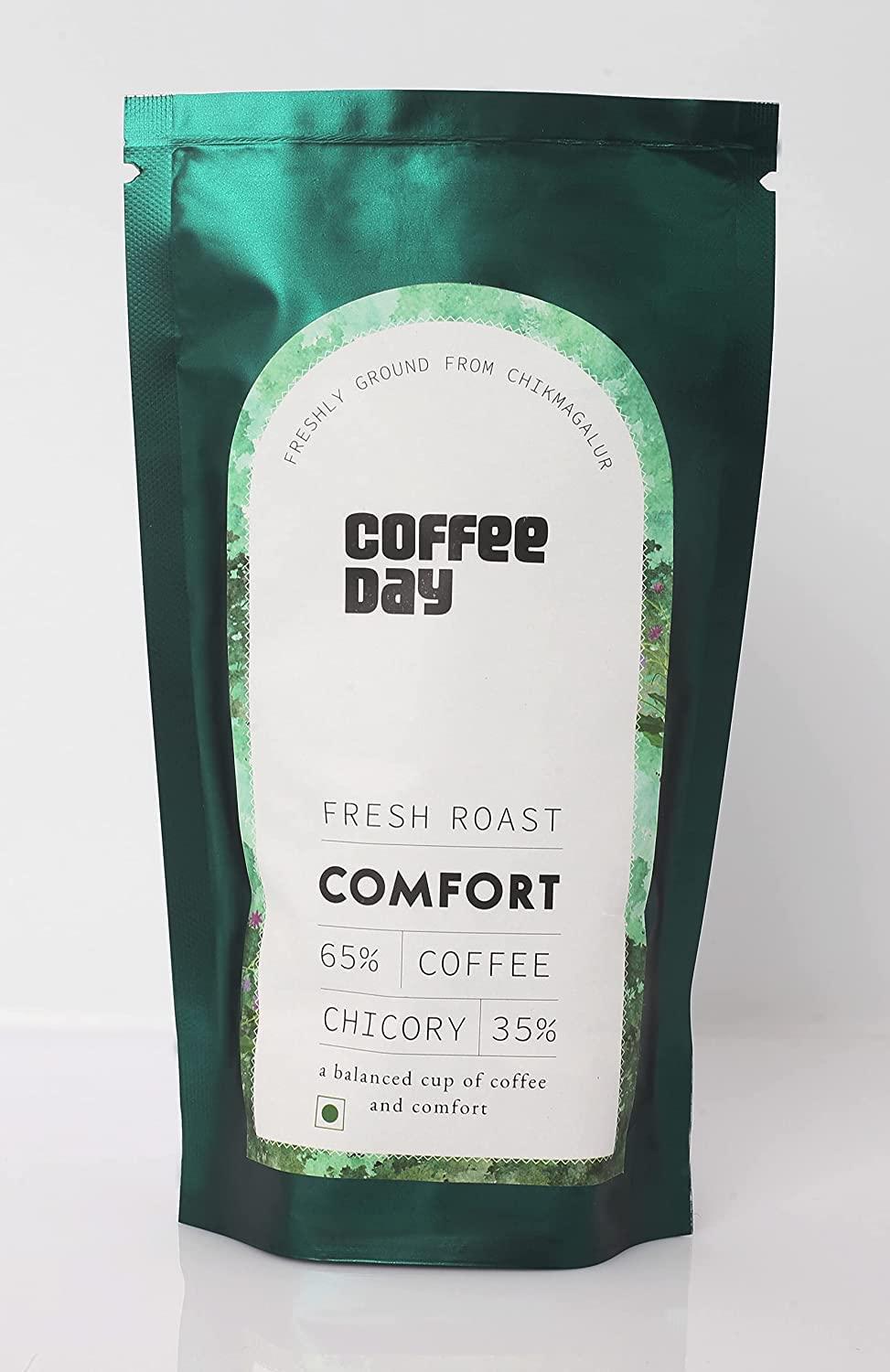 Cafe Coffee Day Cafe Coffee Day - Filter Coffee Powder Starter Pack 75 Gm Packet Each (Pack Of 5)|South Indian Filter Coffee Powder, Medium To Dark Roast|Peaberry, Unwind, Refresh, Comfort & Relish