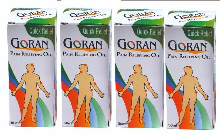 Generic Goran Multi Purpose Ayurvedic Pain Relief Oil - 50 ml pack of 4