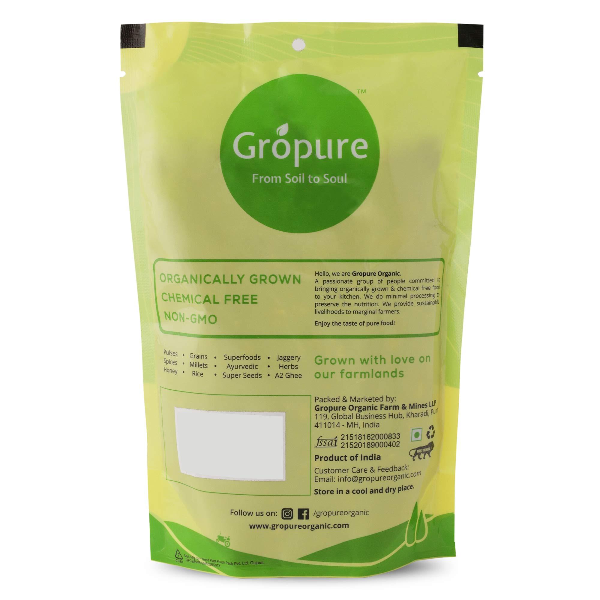 Gropure Organic: From Soil to Soul Gropure Organic: From Soil to Soul Gropure Organic Chironji Seeds (Almondette/Charoli Seeds), 100g