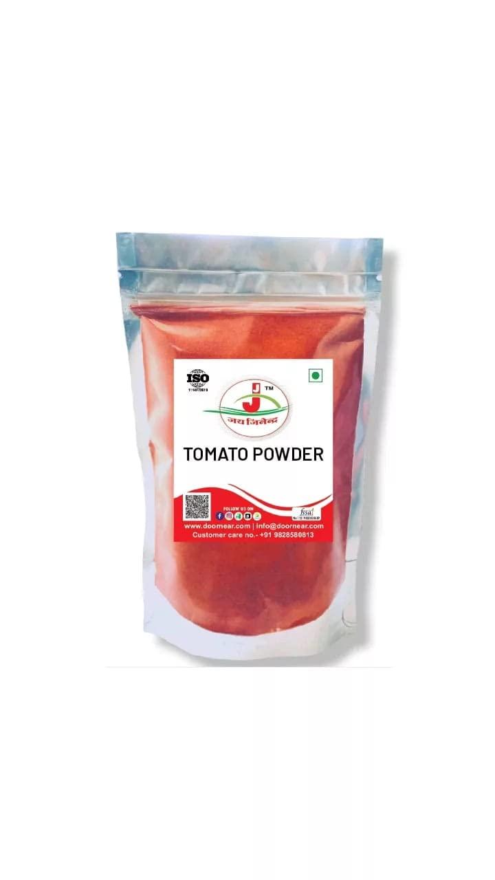 jai jinendra Jai Jinendra Tomato Powder for Popcorn, Pasta, Pizza Delicious & Tangy Taste to Your Dishes 100 gm (Pack of 2) = 200 gm