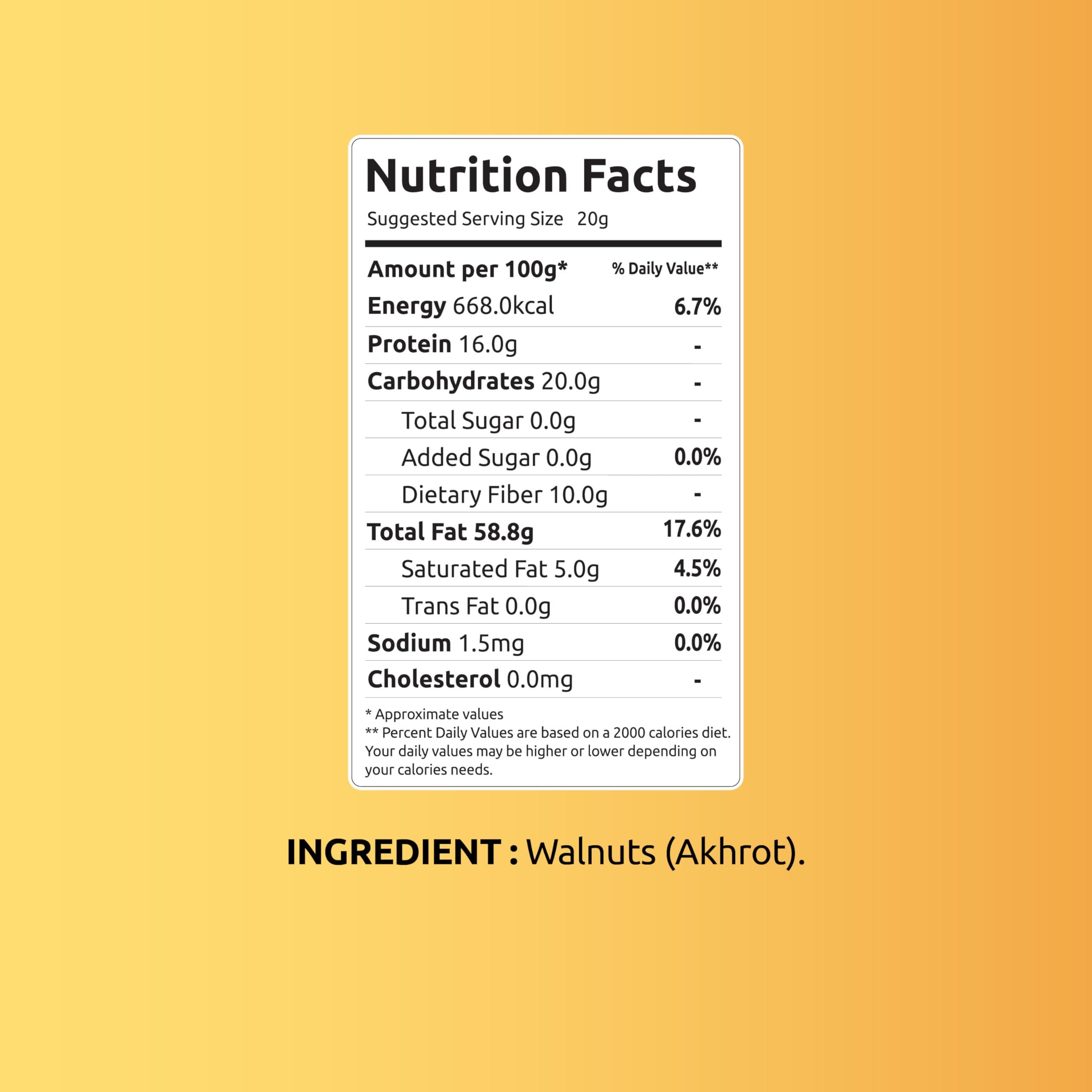 Farmley Farmley Premium Chile Walnut Kernel | 4 x 200 g | Walnuts Without Shell, Akhrot, Dry Fruits, Natural Akhrot Giri, Rich in Proteins & Antioxidants (Pack Of 4)