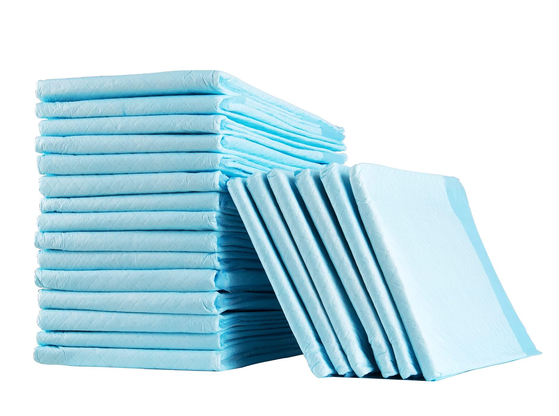 Alsunny Disposable Bed Pads 24"x 36" Non-Slip, Overnight Absorbency,Ultra Absorbent Disposable Underpad Incontinence Bed Pads Disposable for Incontinence, Furniture Protection or Pet Pads Large Size (38/Pack)