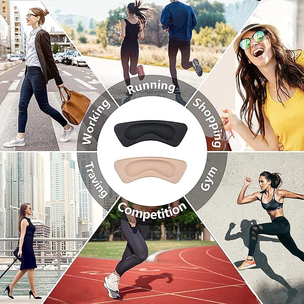 Renesmee RENESMEE Heel Liner Inserts for Women & Men, Heel Grips Liner Cushions Inserts for Loose Shoes,Heel Pads Snugs for Shoe Too Big,Filler Improves Shoe Fit and Comfort,Heel Slip and Blister