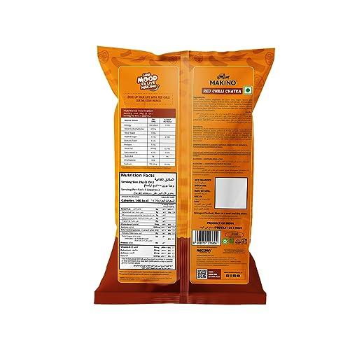 Makino Makino Assorted Corn Munch (Cream & Onion, Red Chilli Chatka)(Each 150 gm)(Pack of 3)