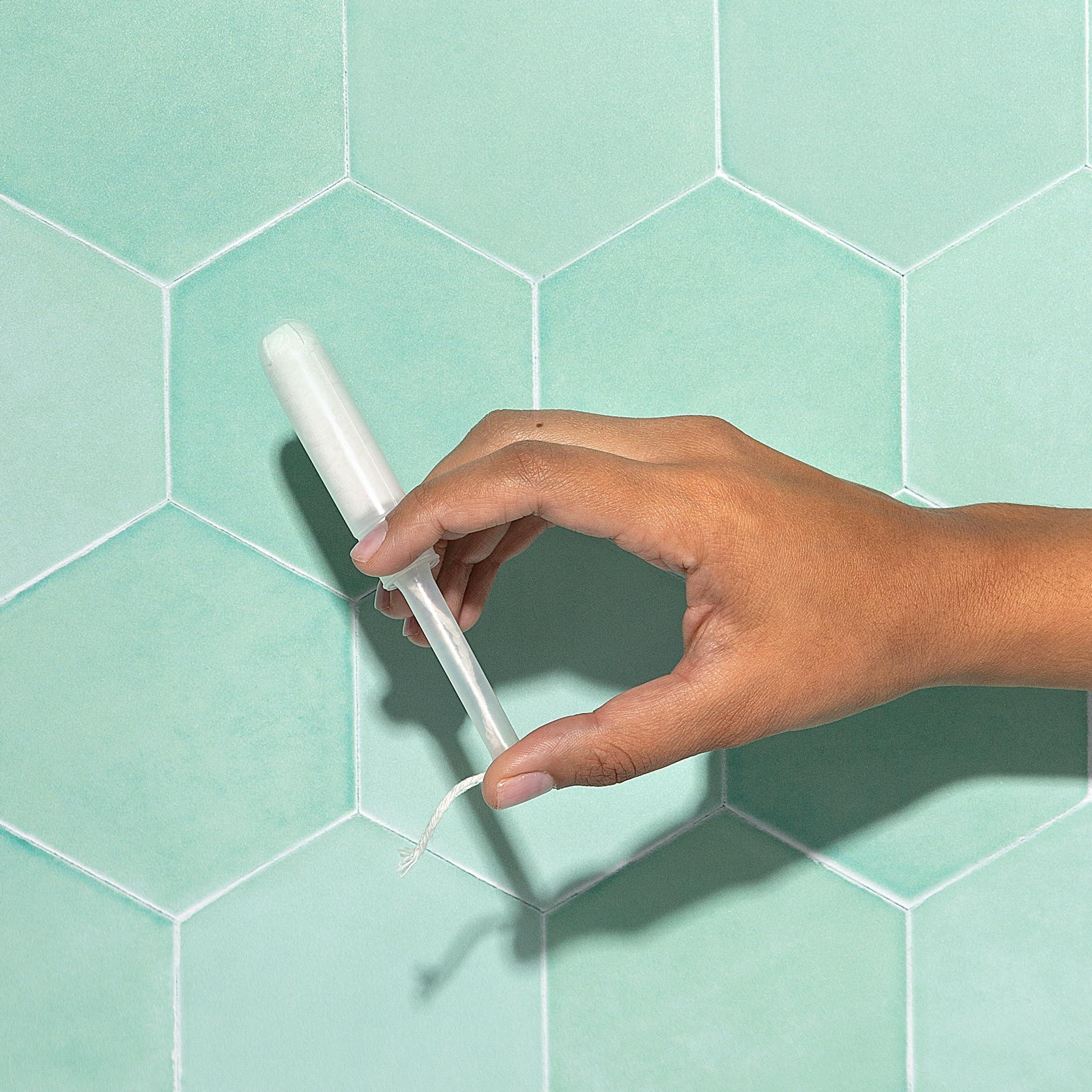 The Honey Pot The Honey Pot 100% Organic Duo-Pack Regular-Super Tampons 18 Count - unscented Organic Cotton with bio-Plastic applicator