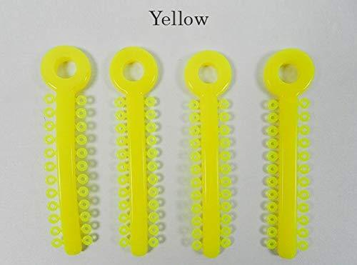 Dentosmile Dentosmile Dental Orthodontics Ligature Ties Light Force(Latex Free)1008/Pk In Multi Colours(Yellow)
