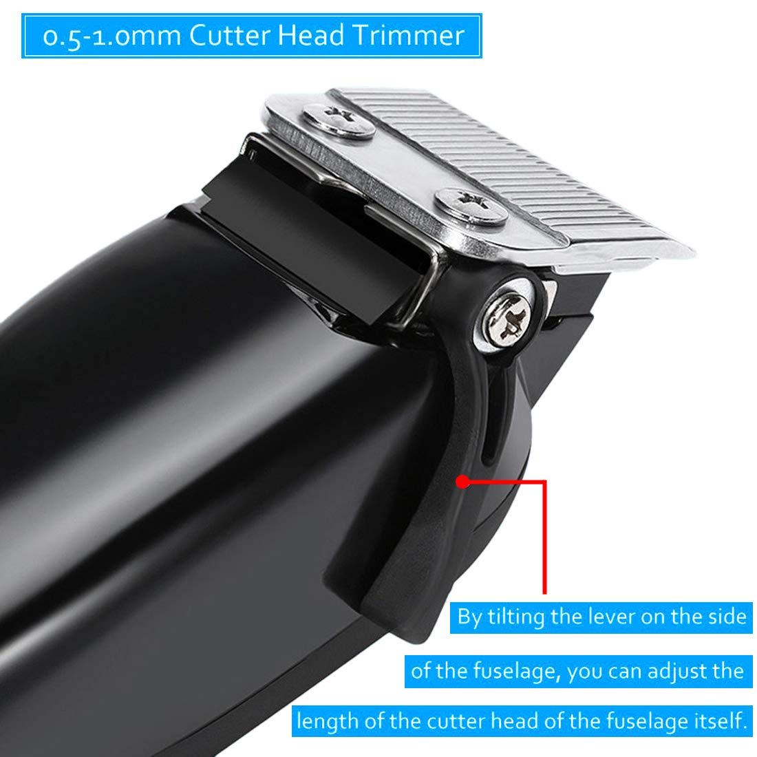 QGS QGS Men\'s KMEY Waterproof Professional Big Corded Beard Mustache Hair Trimmer High Power Hair Clipper Electric Razor Multicolor (0.8mm to 12mm Trimming Range) (6 Month Warranty) 105