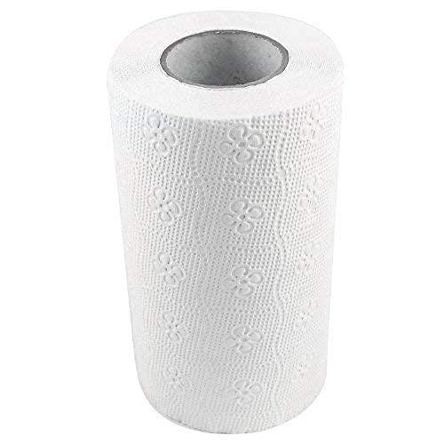 B S NATURAL Extra Soft and Extra Thick, Kitchen Tissue Paper Roll, 4 Ply Pack of 4