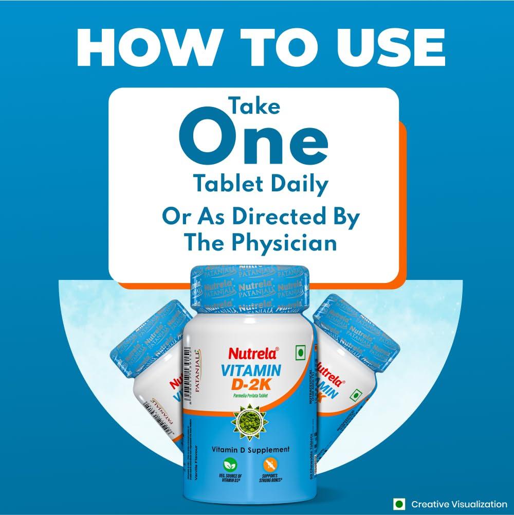 NUTRELA Nutrela VIT D2K 60 TAB VITAMIN