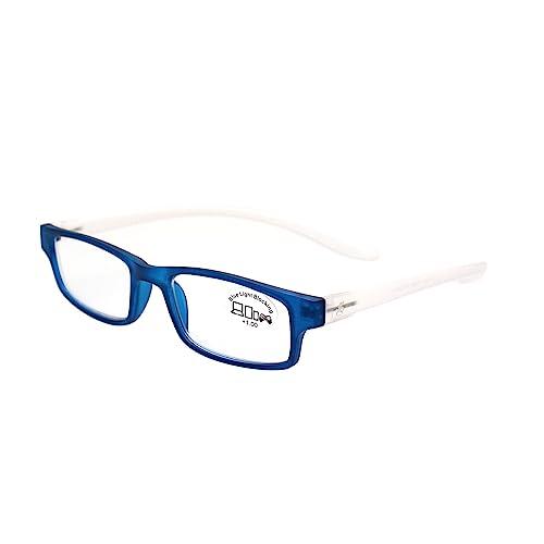 ESPERTO READERS ESPERTO READERS Necky Reading Glasses - Blue Cut Lens With Antireflection & Ultra Light Weight For Men & Women Blue +1.00 to +3.00 Power (+2.25)