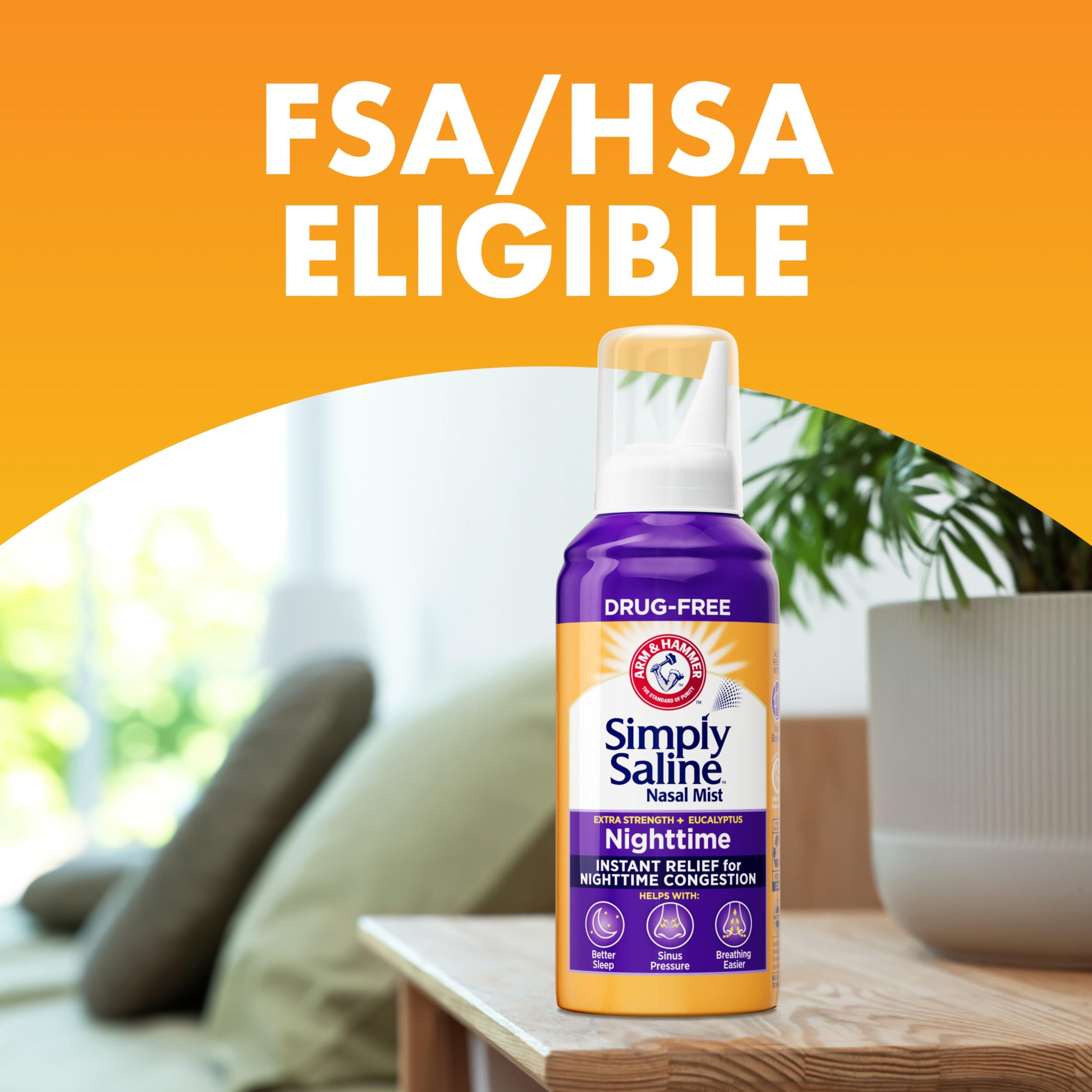 Arm & Hammer Simply Saline Plus Extra Strength Nighttime Formula Nasal Mist