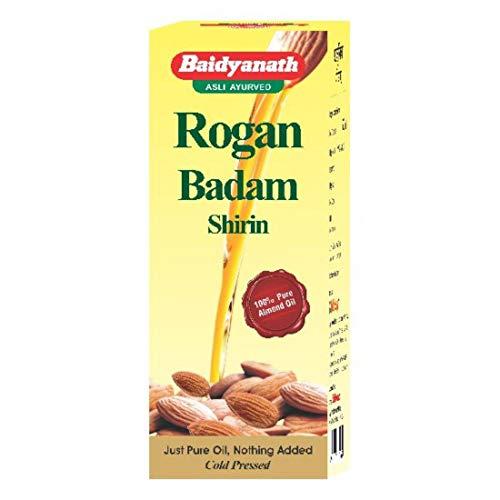 Baidyanath Baidyanath Rogan Badam Tel - 25 Ml|Rogan Badam Shirin Almond Oil For Glowing Skin, Pack of 1