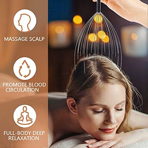Svjetiq Svjetiq 2-Pack Scalp Massagers, Handheld Head Massage Tingler, Scalp Head Massager with 12 Fingers for Head Body Relaxing, Scalp Stimulation and Stress Relief (Random Colors)