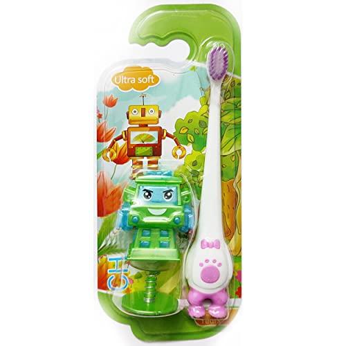 YUNICRON MAX Yunicron Max Kids Soft Bristles Toothbrush with Robot Toy