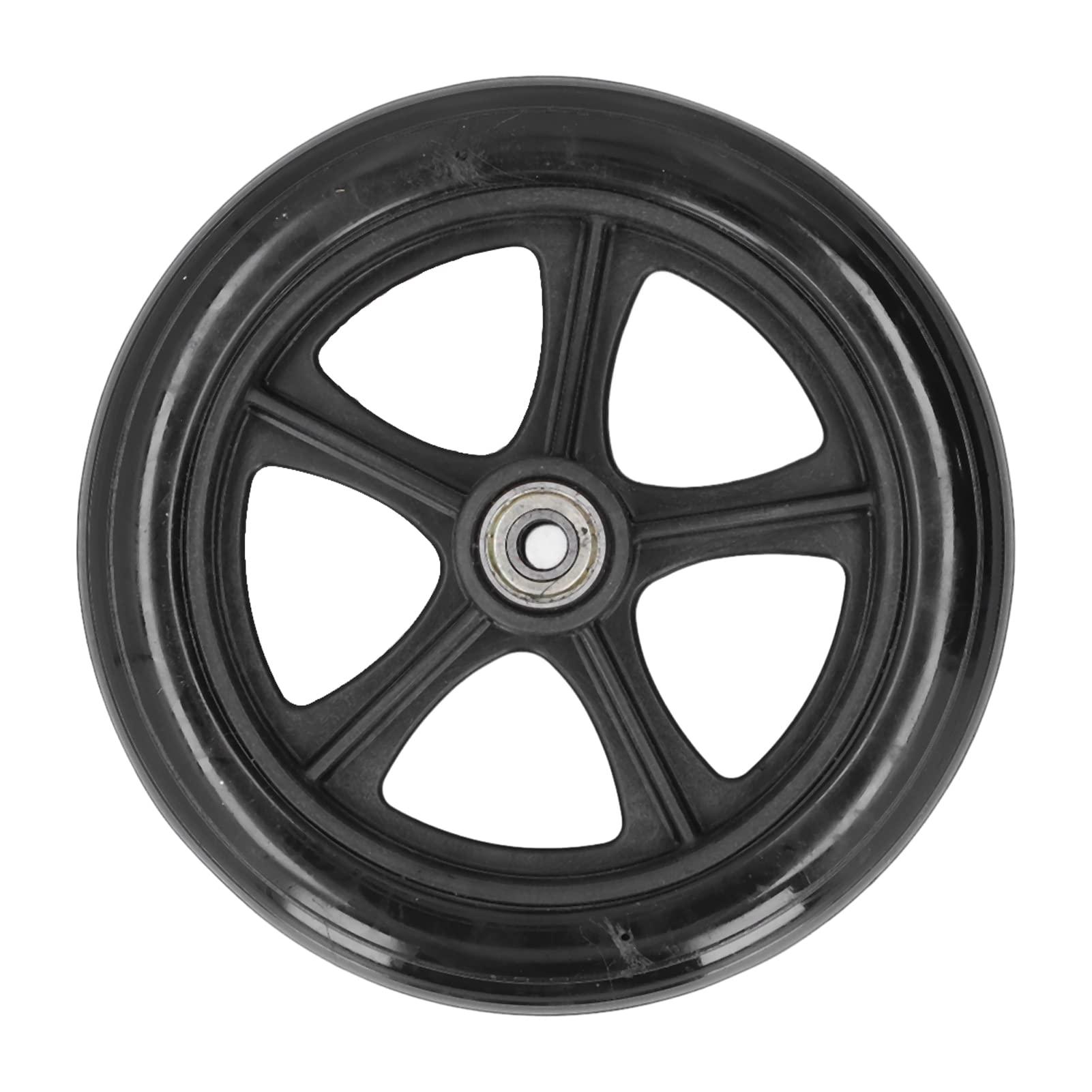 Shanrya Wheelchair Wheels Replacement, Professional Design Long Service Life Front Wheelchair Wheel for Wheelchair