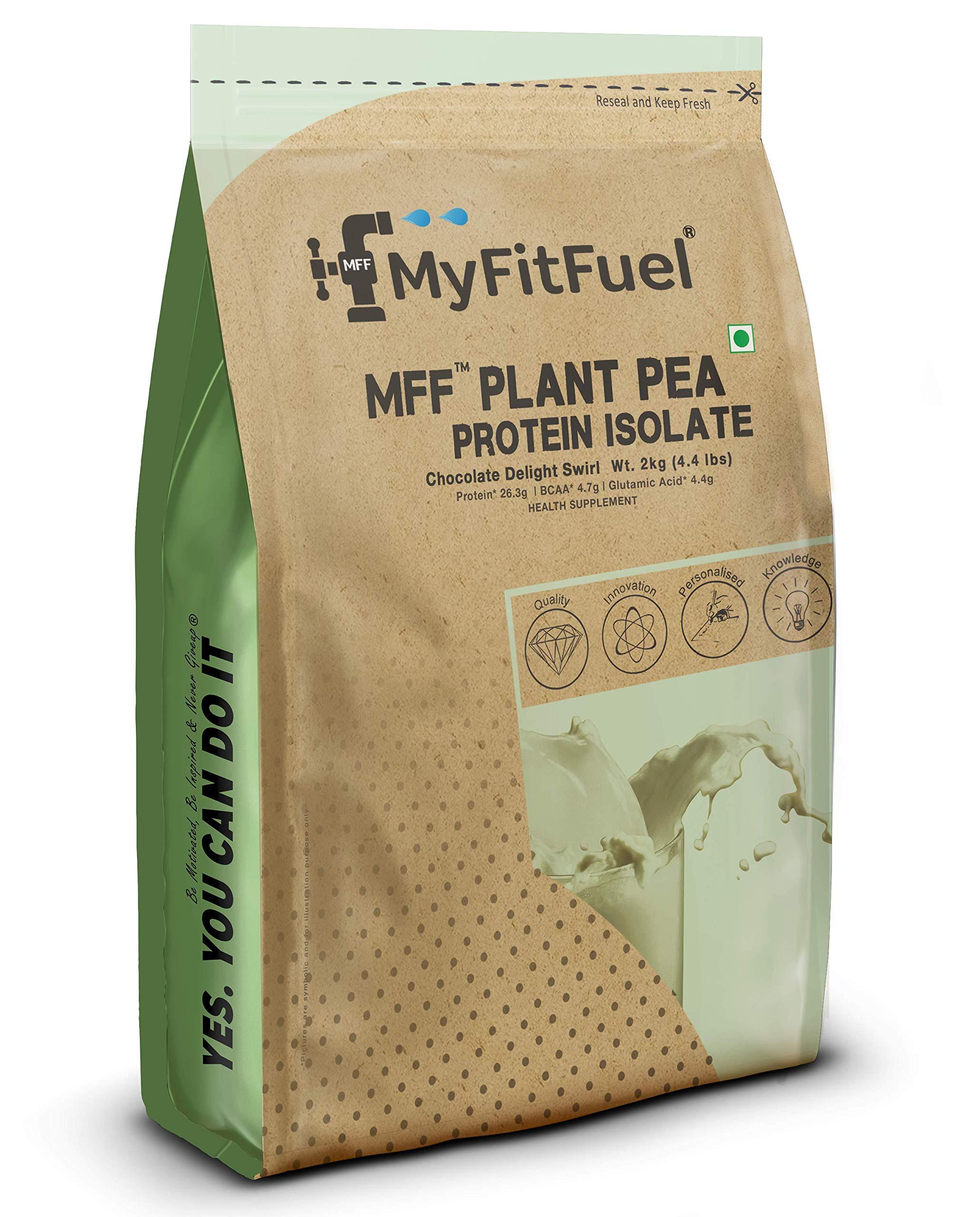 MyFitFuel MyFitFuel MFF Plant Pea Protein 2 Kg (4.4 lbs) Chocolate Delight Swirl