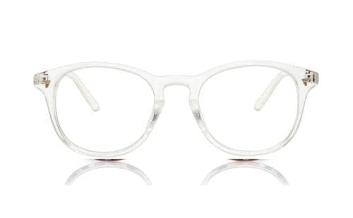 Fancy-Creation Fancy-Creation Premium UV400 Protected Round Anti Glare Reading Glasses Zero Power Computer Glasses For Men & Women (Multicolor) (Transparent)