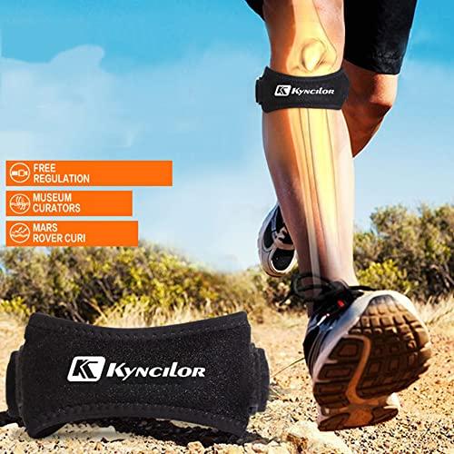 Qunan Qunan Case Pa Adjustable Knee Patellar Tendon Port Band wi Knee Port Port Pad for Outdoor Sports Blue