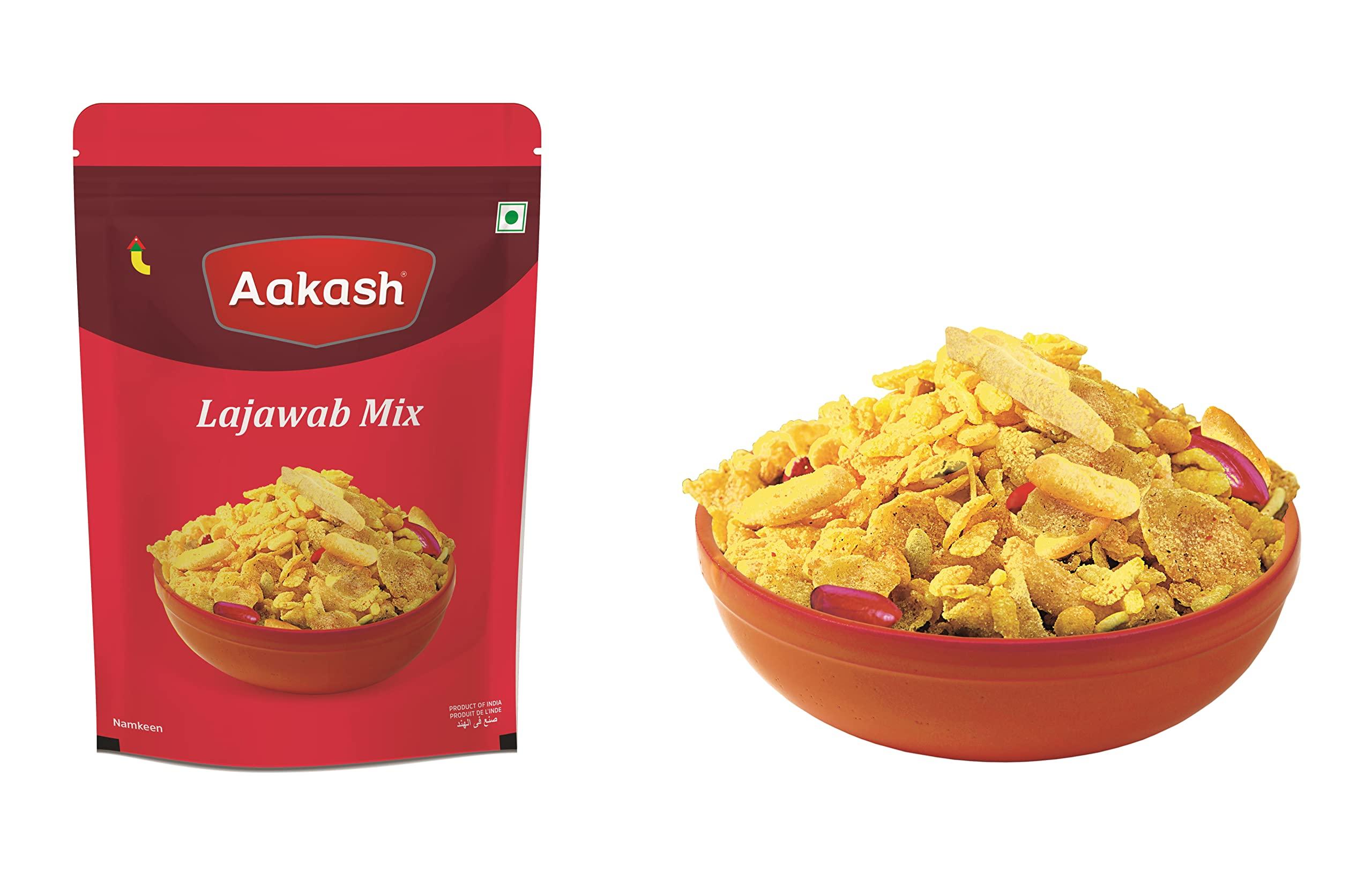 Aakash Namkeen Aakash Special Mixture Combos Pack | Pack of 7 | 350 Gm Each | Tikha Mix, All in One Mix, Lajawab Mix, Mastana Mix, Khatta Mitha Mix, Mumbai Mix & Tikha Mitha Mix | Traditional Spicy Indori Namkeen.