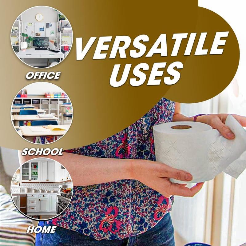 Rose Gold Toilet Paper Tissue Roll || Tissues Paper Rolls (Pack of 6-2 Ply Toilet Tissue Paper)