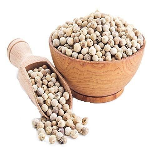 TRH TRH Organic White Pepper Whole, White Peppercorns, Safed Mirch (White Pepper, 400 gm)