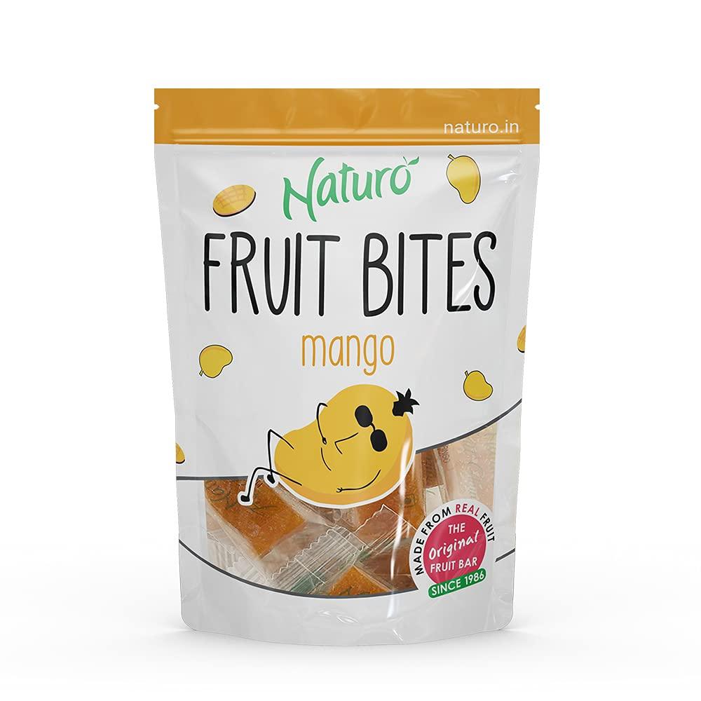 Naturo Naturo Mango Fruit Bars X 5 Pack (150g each) | Real Mango Fruit Candy | No Preservatives, Artificial Colour or Flavours