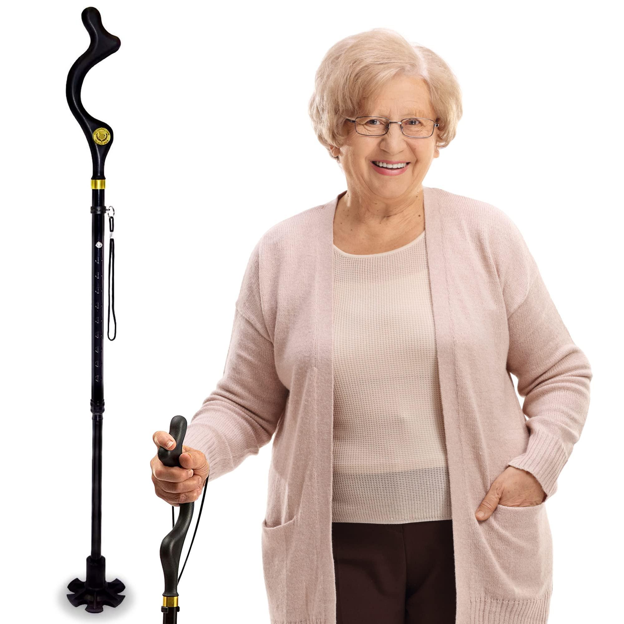 Posture Cane Campbell Posture Cane Foldable Walking Cane for Men and Women - FSA/HSA Eligible - Editorial Recommended