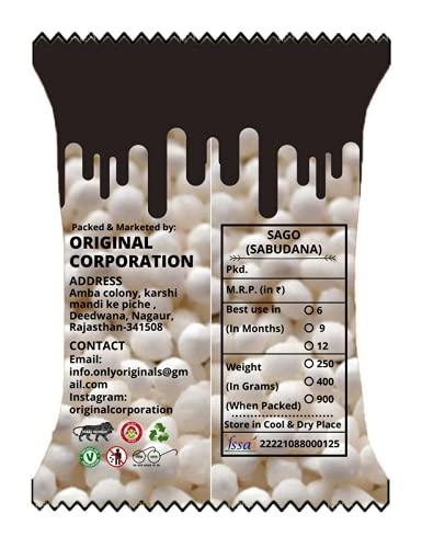 Originals Originals Whole Sago | Sabudana () | Healthy Indian Snack | 900 Grams